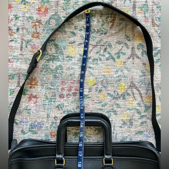 Vintage Coach Briefcase Style 5296 in Black Leather - Picture 13 of 16